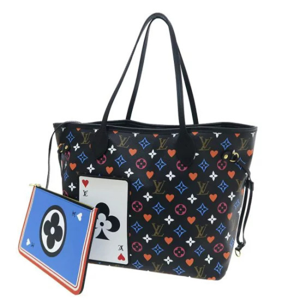 Louis Vuitton Neverfull Game On Black